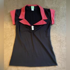 Pinky pinup top brand new no tags